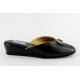 women's slippers TIRABACI  black patent
